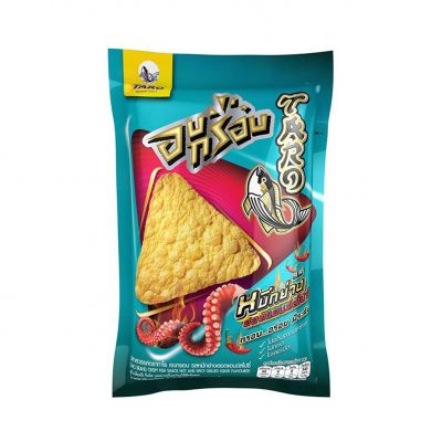 ขนม  20.- ทาโร่อบกรอบรสหมึกย่าง